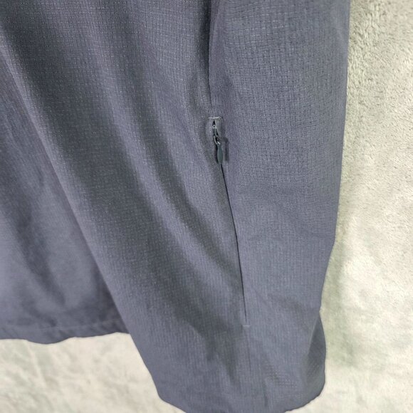 Mens Under Armour Loose Gray Rams Pullover Cage Jacket 1/4 Zip Short Sleeve 2XL - Picture 4 of 9